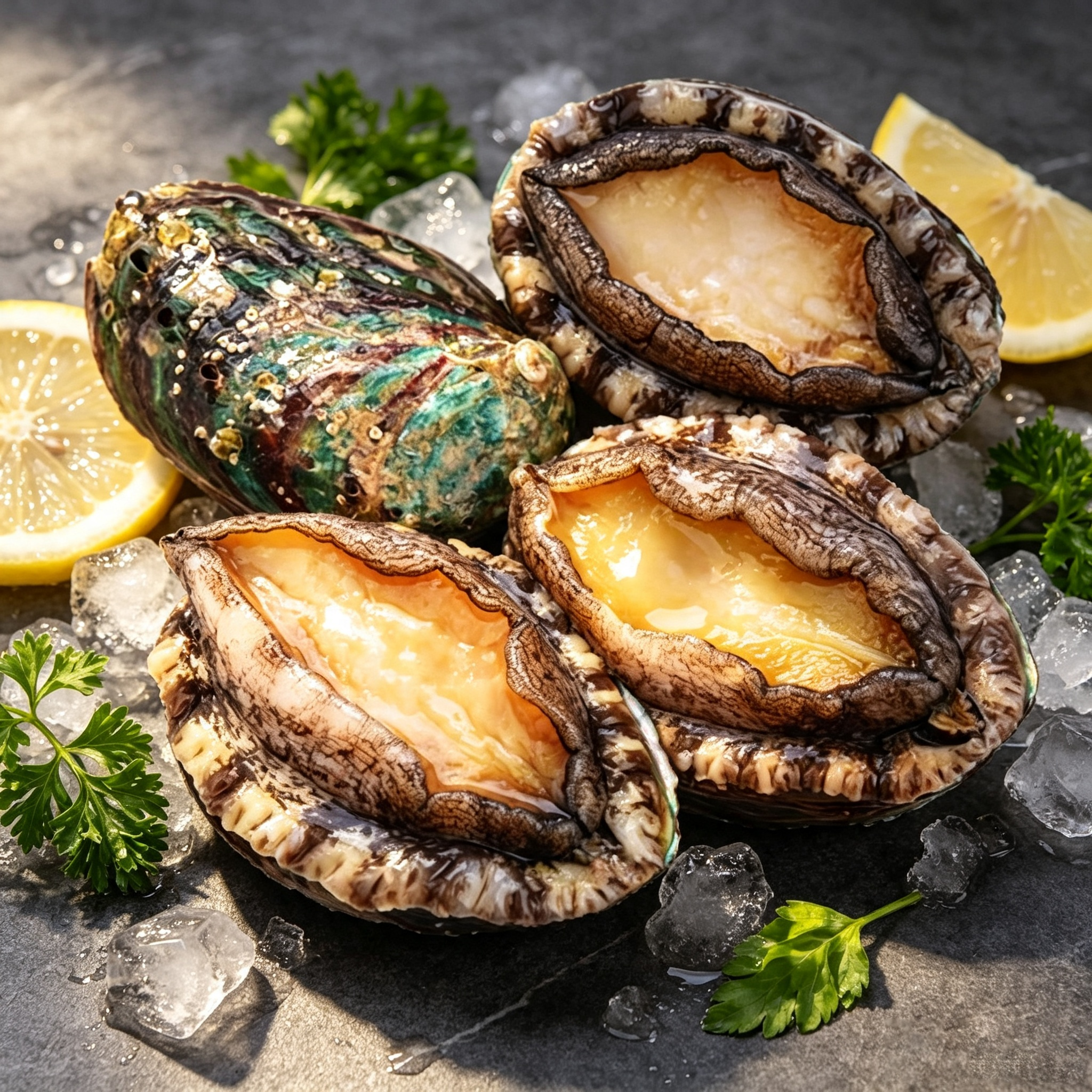 Frozen Abalone (With Shell)