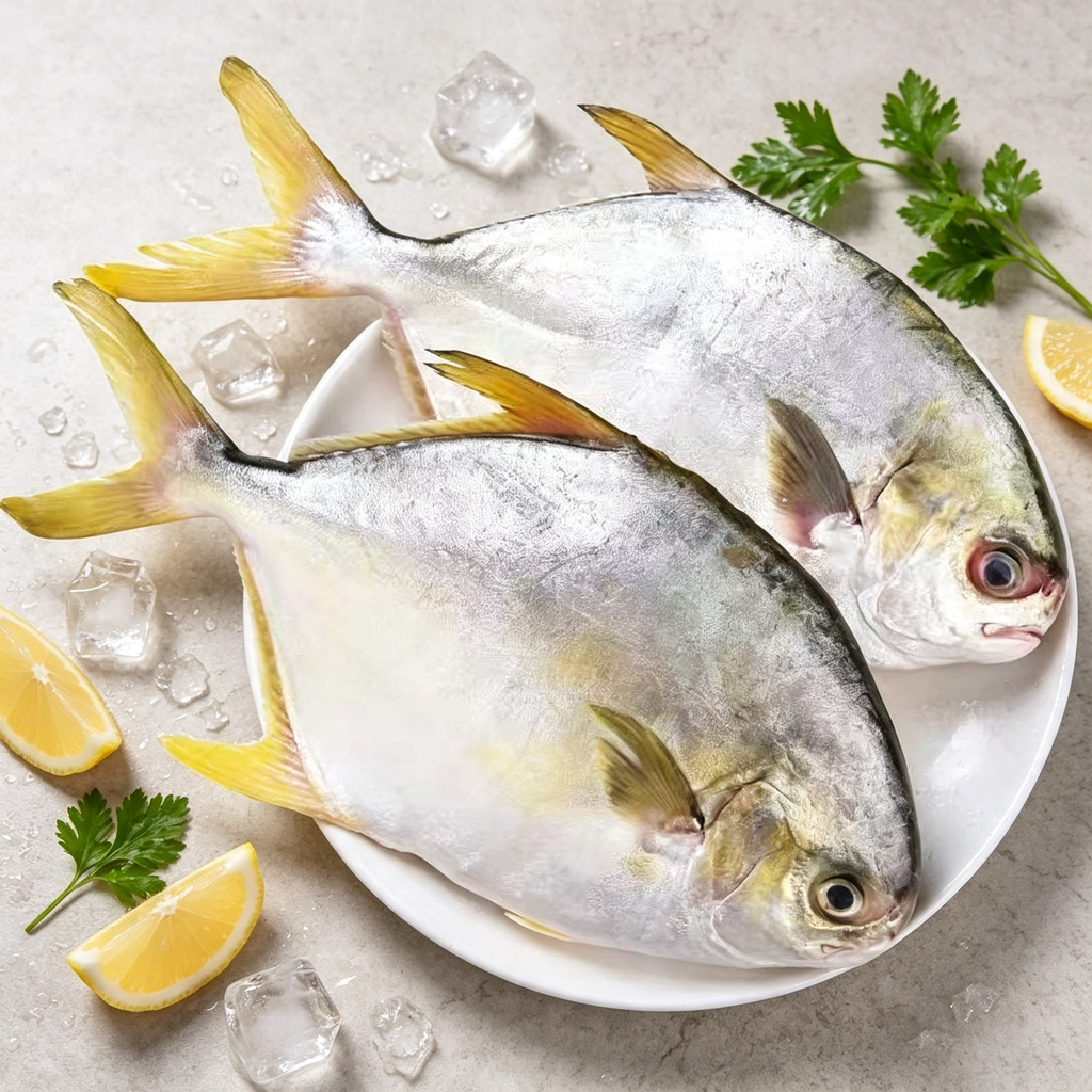 Golden Pompano (Whole Fish, Frozen)