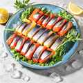 Red & Yellow Herring Roe Sashimi